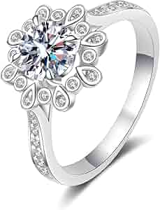 Amazon.com: Lieson Engagement Rings for Women, Promise Rings